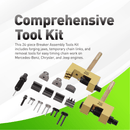 9312A Timing Chain Riveting & Separating Tool Kit For Mercedes Benz Duplex & Double-Row Timing Chains (M271 M272 M273; OM601–OM617) Alt