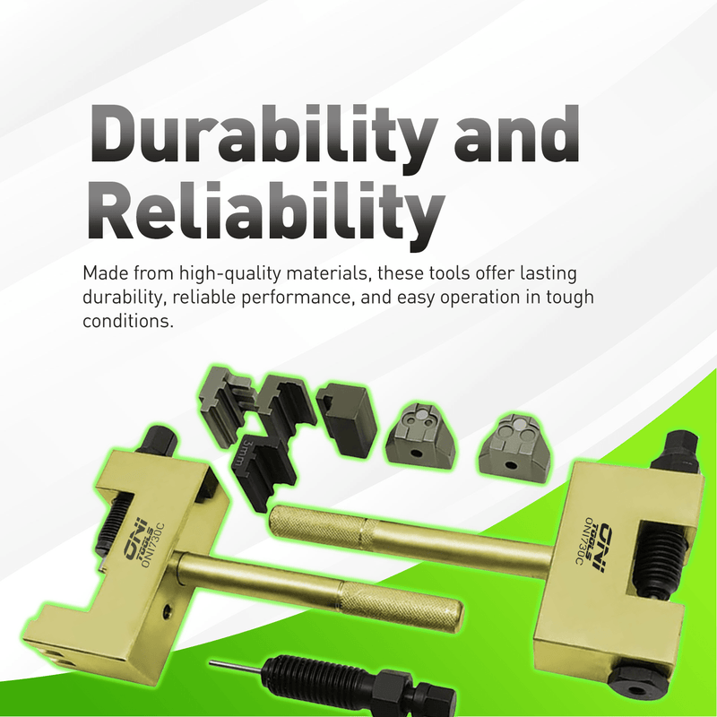 9312A Timing Chain Riveting & Separating Tool Kit For Mercedes Benz Duplex & Double-Row Timing Chains (M271 M272 M273; OM601–OM617) Alt