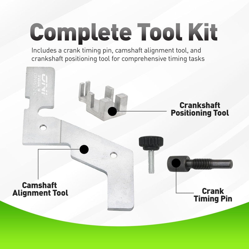 EcoBoost Engine Timing Kit for Ford & Lincoln 2.0L-2.3L 303-507, 303-1521, 303-1565 Alt