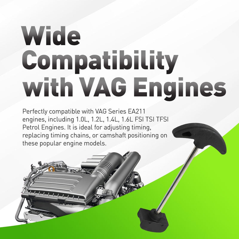 Timing Tool Kit For EA211 VAG VW Audi Skoda Seat 1.0L–1.6L FSI TSI TFSI T10340, T10494, T10499, T10487, T10476, T10477