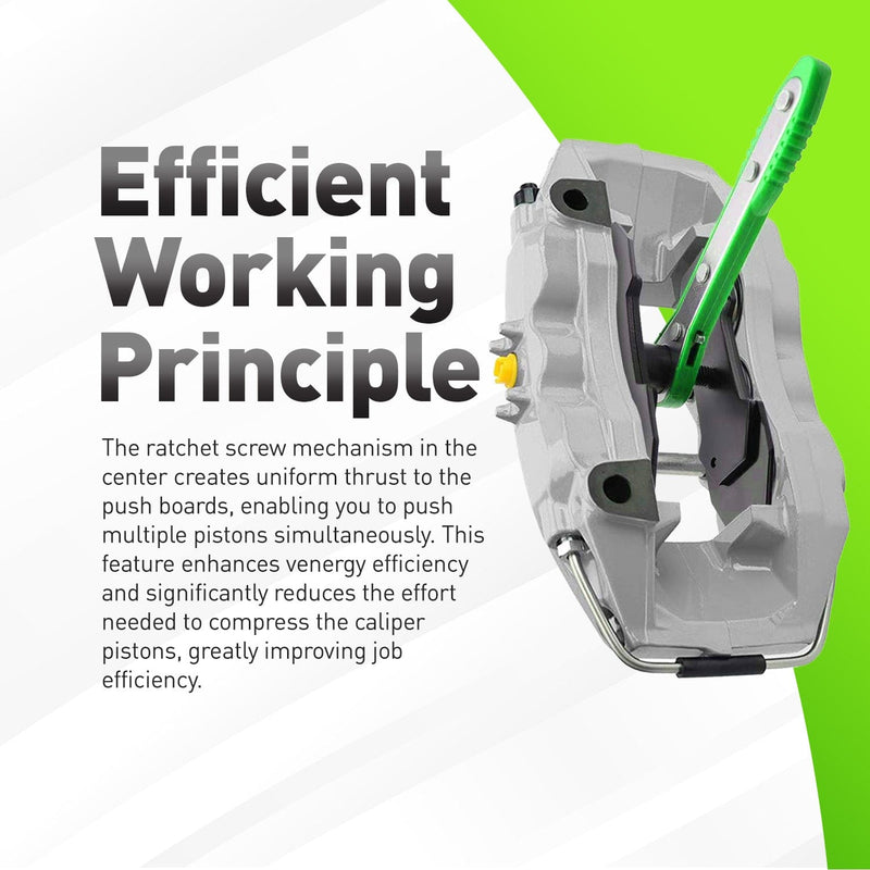 Brake Caliper Press For Single, Dual & Quad Piston Disc Calipers (1.88–3.03 in) Ratcheting 279-5420 Alt