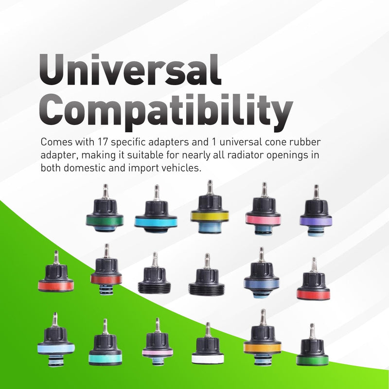 Universal Radiator Pressure Tester & Vacuum Refill Kit For Cars SUVs & Light Trucks 78585, GT1019, 550000  Alt