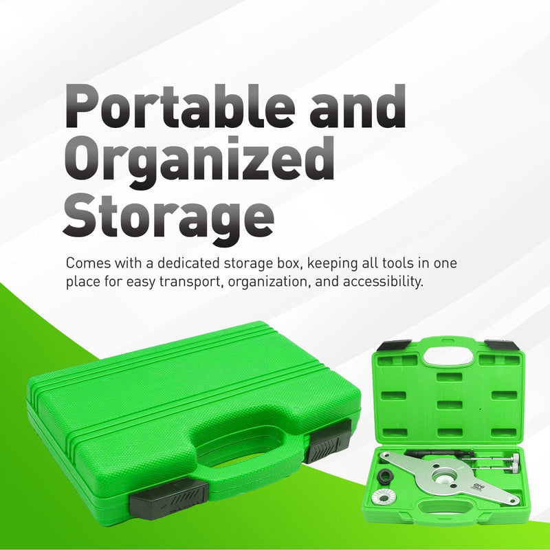 T10531 Vibration Damper Holding Tool For EA888 1.8L & 2.0L Crankshaft Pulley Removal & Timing Chain Service Alt