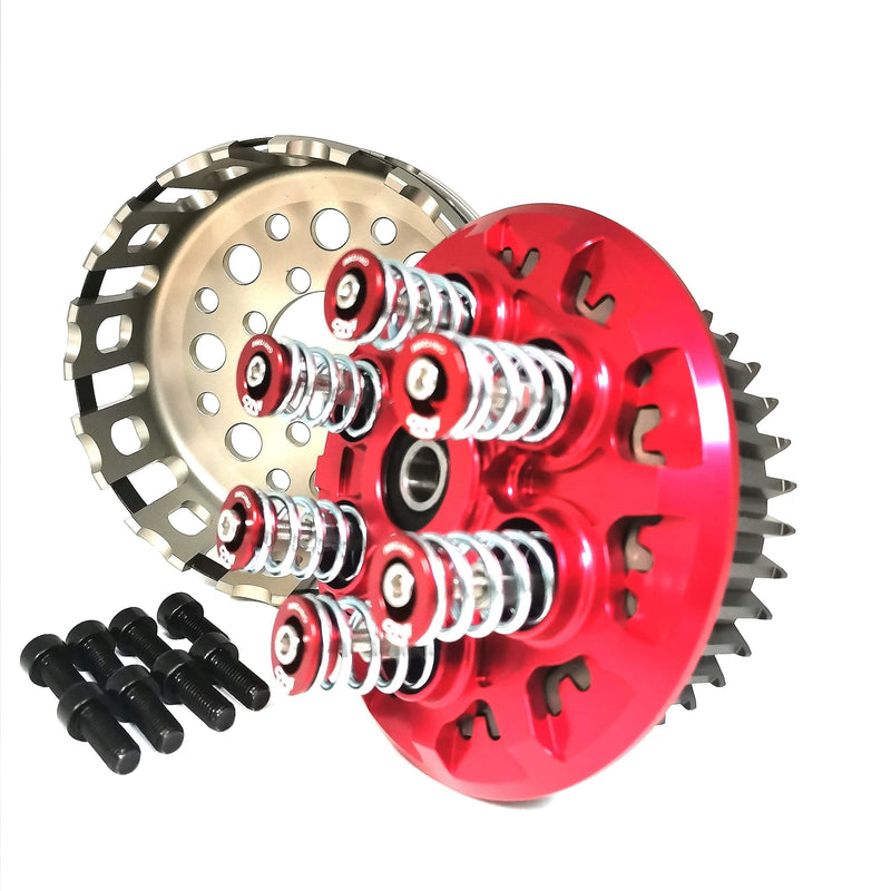 Oni Tools-ONI263M-Dry Clutch Pressure Plate | Springs Cap Bolts Kit | Basket Corse-style & Center Hub Boss for Ducati Monster Multistrada Streetfighter SuperSport ST2 ST4 Superbike SuperSport