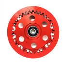 Oni Tools-ONI327M-RD-Ducati Billet Aluminum Dry Clutch Pressure Plate 194.2.001.1B 19420011B 19420151A Alternative With Teeth