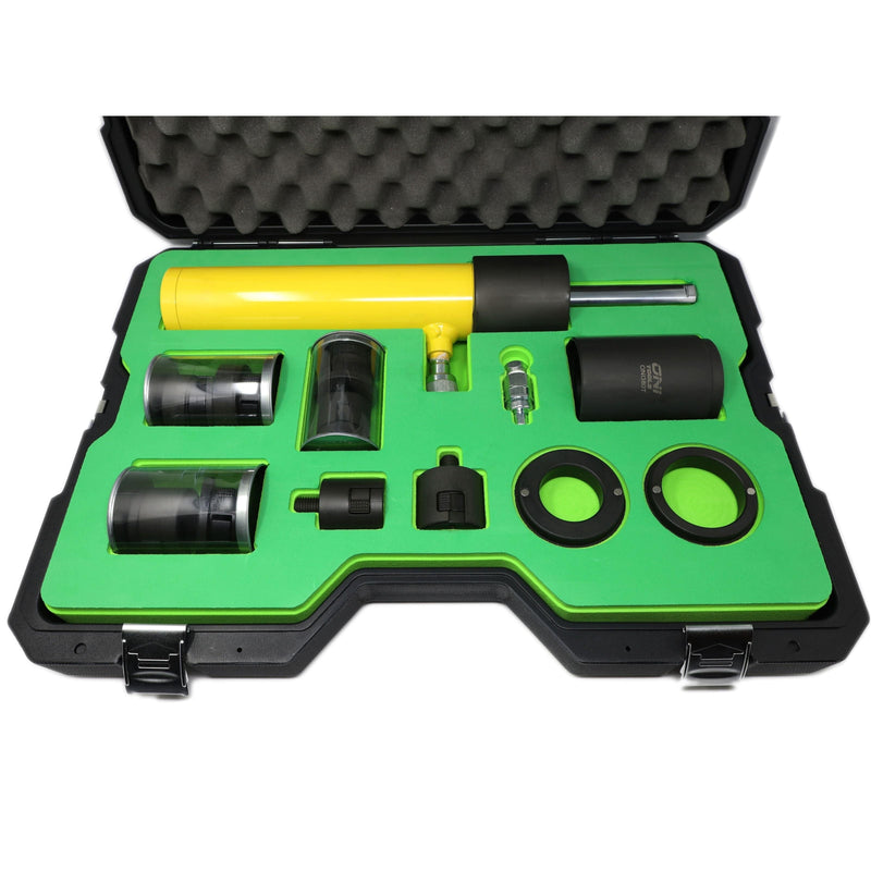 Kenworth & Peterbilt Leaf Spring Pin & Bushing Service Master Kit w/ Hydraulic Foot Pump