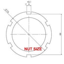 Paccar MX13 DAF CF85 Trailer Drive Shaft Nut Remover & Installer Socket Tool