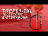 Tera Pump Battery Powered Fuel Transfer Pump with 10" Hose - TREP01-TXL- 20151